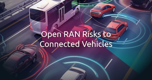 Open RAN: A Gateway to Improved V2X Communications and to New Security Risks