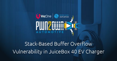 From Pwn2Own Automotive: A Stack-Based Buffer Overflow Vulnerability in JuiceBox 40 Smart EV Charging Station