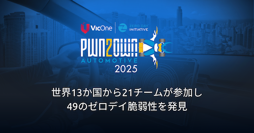 VicOne × Zero Day Initiative世界最大規模のゼロデイ脆弱性発見コンテスト「Pwn2Own Automotive 2025」を開催