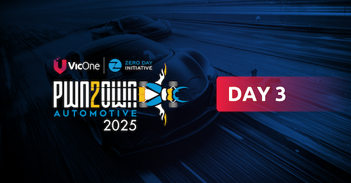 Pwn2Own Automotive 2025: New Master of Pwn Crowned and Other Day Three Highlights